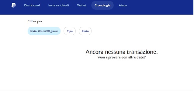 Cronologia PayPal